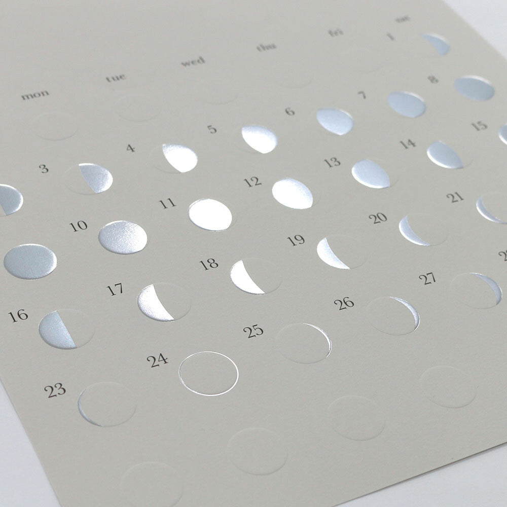 Replug 2026 Oboro Moon Calendar - Silver Edition