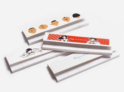 Replug - TAG Schedule Sticky Note Book - KAWAII Project - pum