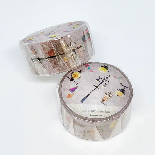 Round Top - Washi Tape - European Street Corner