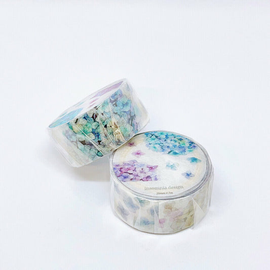 Round Top Washi Tape - Hydrangea of Remembrance