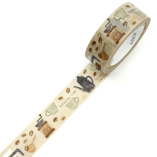 SAIEN - Washi Tape - Coffee Time