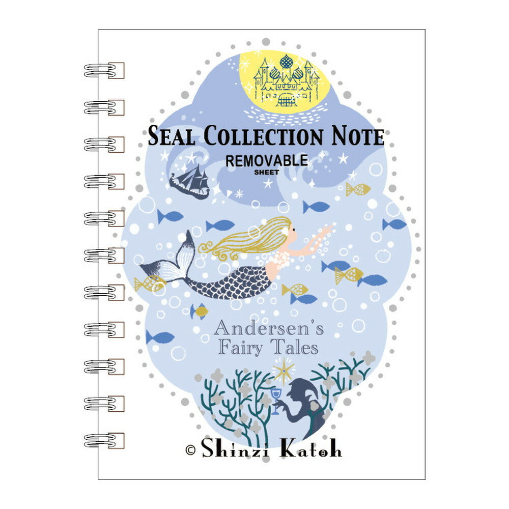 SEAL-DO Shinzi Katoh - Sticker Collection Notebook - Andersen's Fairy Tales (Little Mermaid)