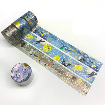 SEAL-DO Shinzi Katoh Washi Tape - Cat's Office (Wide)