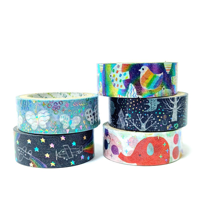 SEAL-DO Shinzi Katoh Washi Tape - Butterfly Rainbow
