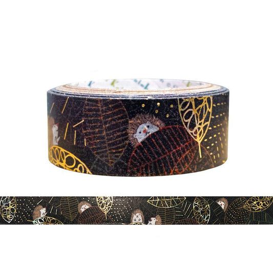 SEAL-DO Shinzi Katoh Washi Tape - Hide-and-Seek (Hedgehogs)