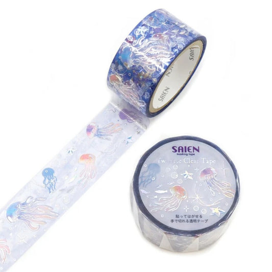 SAIEN - Twinkle Clear Tape - Jellyfish