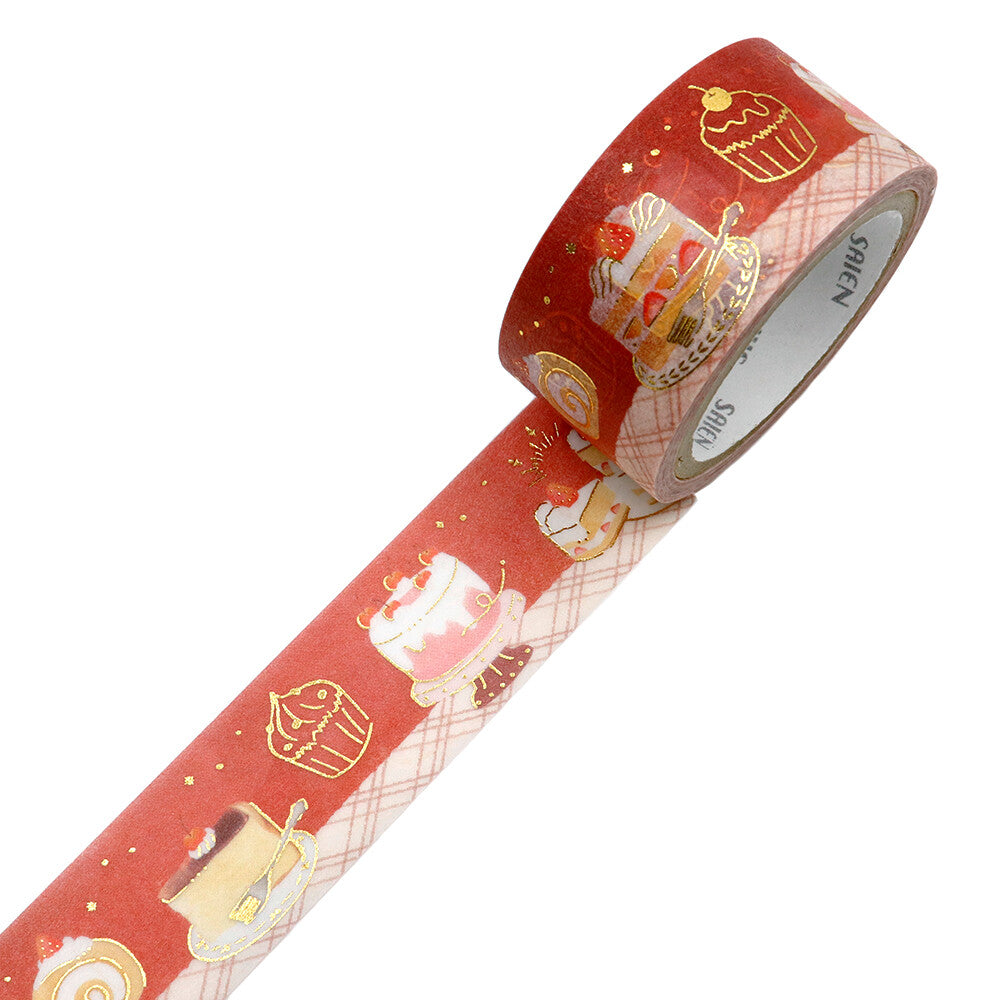 SAIEN - Limited Edition Winter Washi Tape - Cake Collection