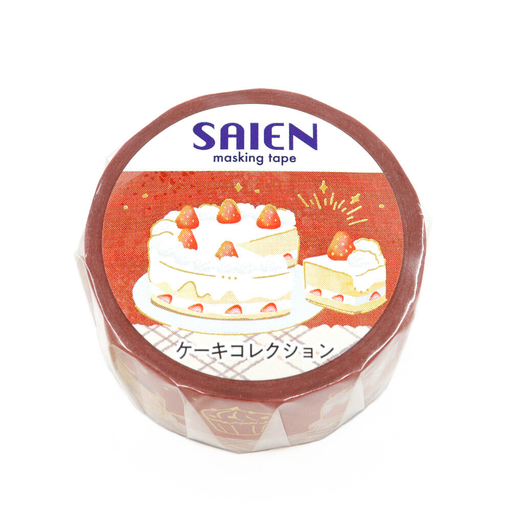 SAIEN - Limited Edition Winter Washi Tape - Cake Collection