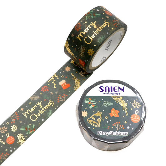 SAIEN - Limited Edition Winter Washi Tape - Merry Christmas