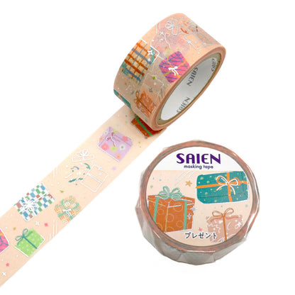SAIEN - Limited Edition Winter Washi Tape - Presents