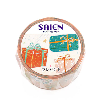 SAIEN - Limited Edition Winter Washi Tape - Presents