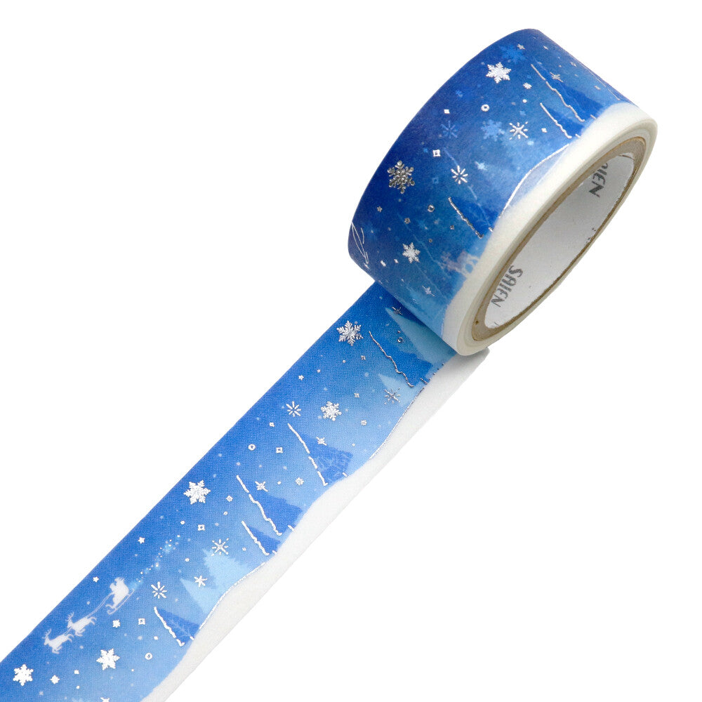 SAIEN - Limited Edition Winter Washi Tape - Winter Night