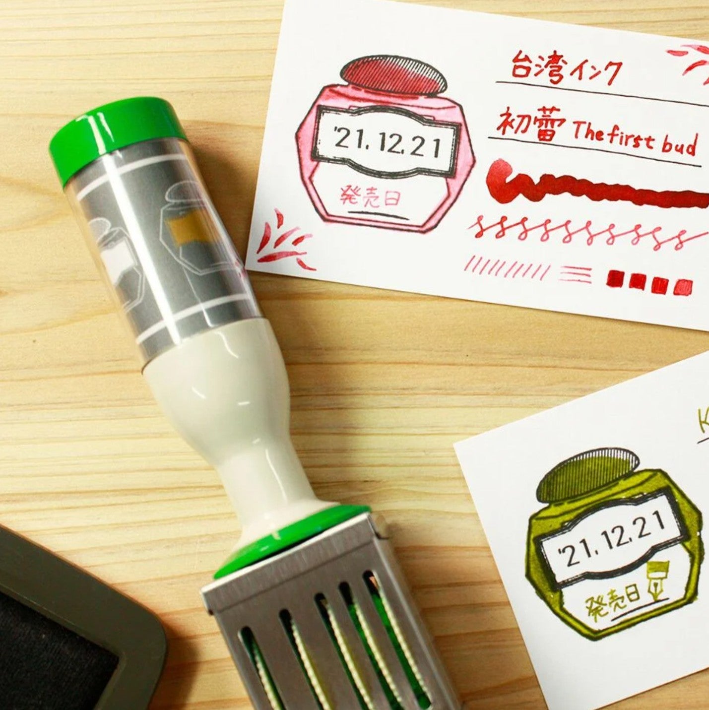 Sanby - Ink Biyori Date Stamp - Ink Bottle