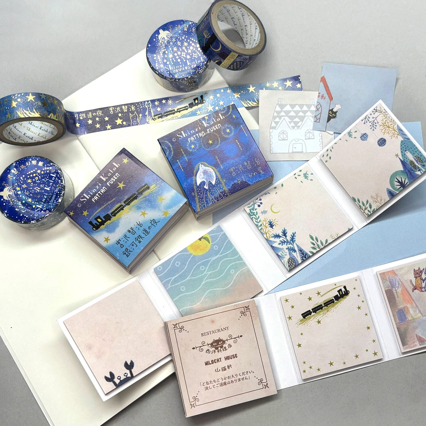 SEAL-DO Shinzi Katoh Sticky Notes - The Nighthawk Star / Yamanashi (Mountain Pear)