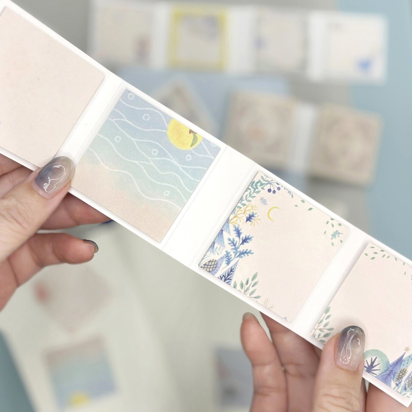 SEAL-DO Shinzi Katoh Sticky Notes - The Nighthawk Star / Yamanashi (Mountain Pear)