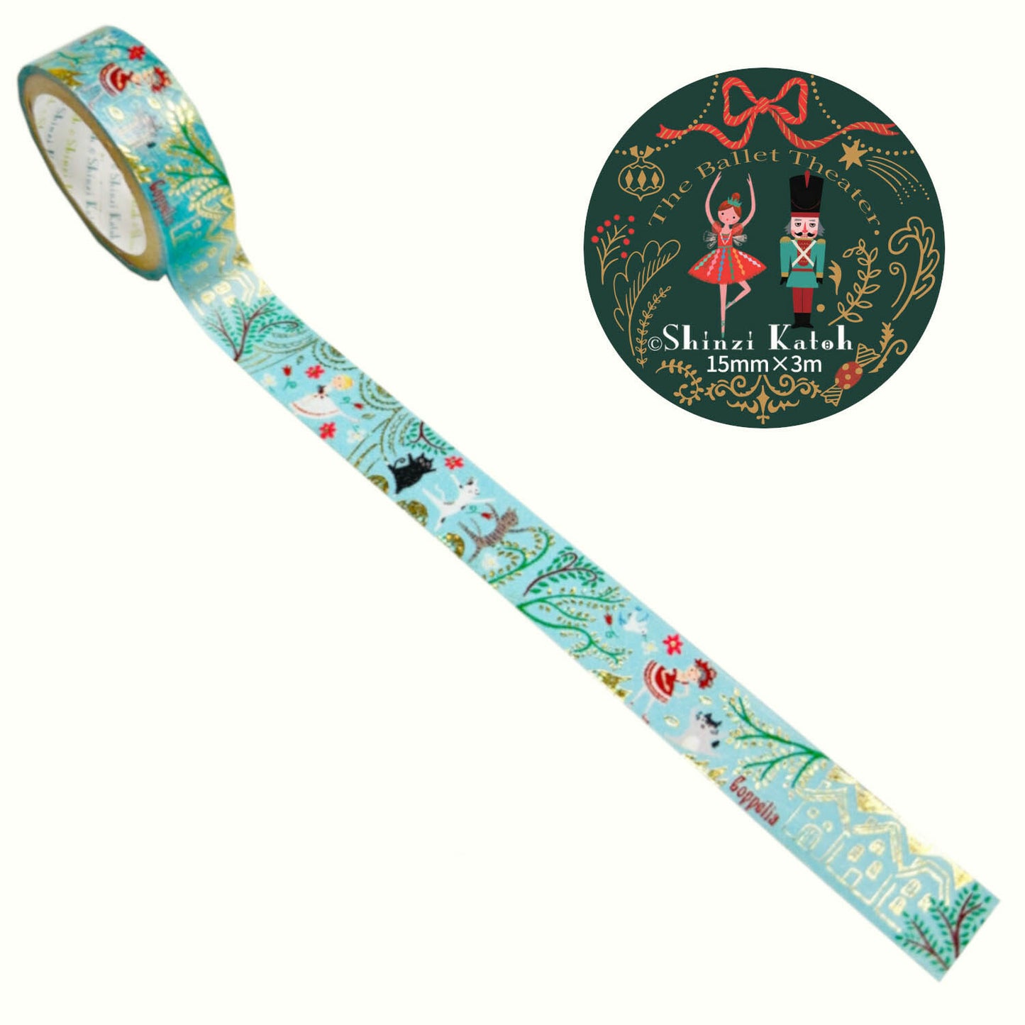 SEAL-DO Shinzi Katoh Washi Tape - The Ballet Theater - Coppelia