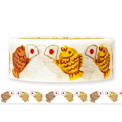 SEAL-DO Shinzi Katoh Washi Tape - Dance of the Taiyaki
