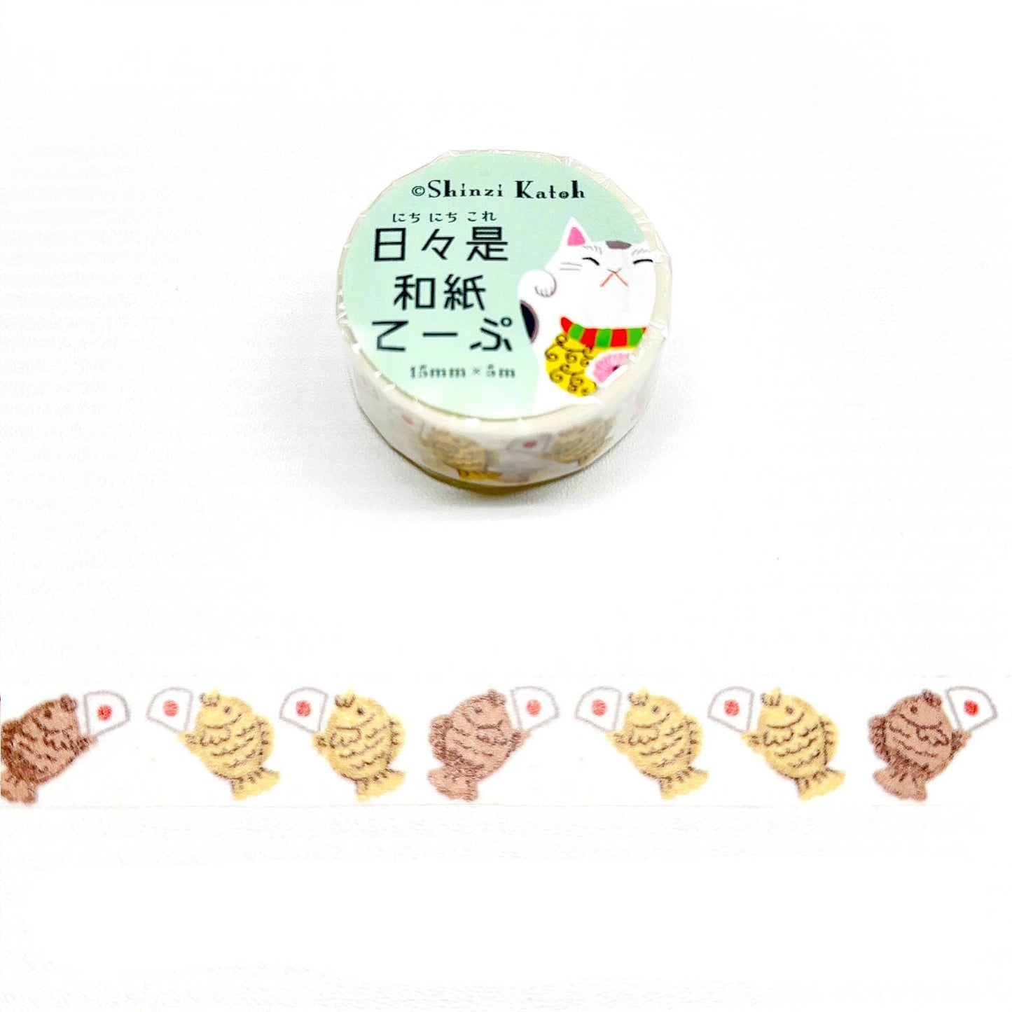 SEAL-DO Shinzi Katoh Washi Tape - Dance of the Taiyaki