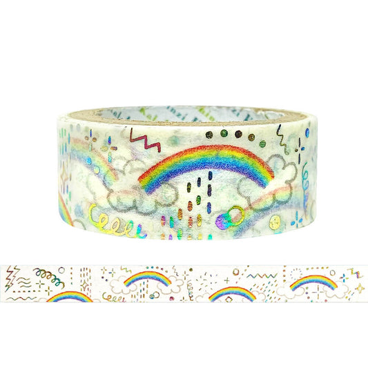 SEAL-DO Shinzi Katoh Washi Tape - Glittering Rainbows