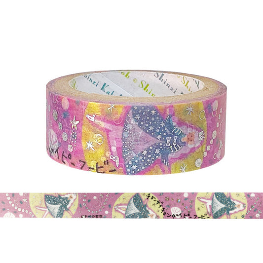 SEAL-DO Shinzi Katoh Washi Tape - Nakahara Nakaya Star Clown - Pitibe's Philosophy