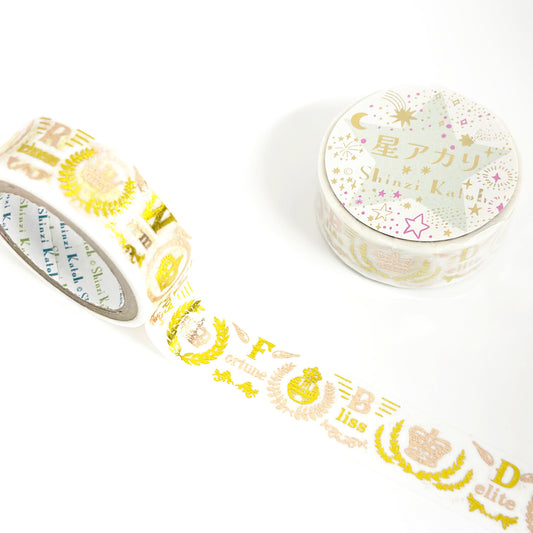 SEAL-DO Shinzi Katoh Washi Tape - Starlight Series - Crown