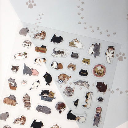 SEAL-DO Shinzi Katoh Planner Stickers - Exotic Shorthair Cats