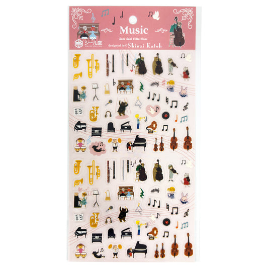 SEAL-DO Shinzi Katoh Planner Stickers - Music