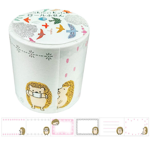 SEAL-DO Shinzi Katoh Sticky Notes Roll - Hedgehog