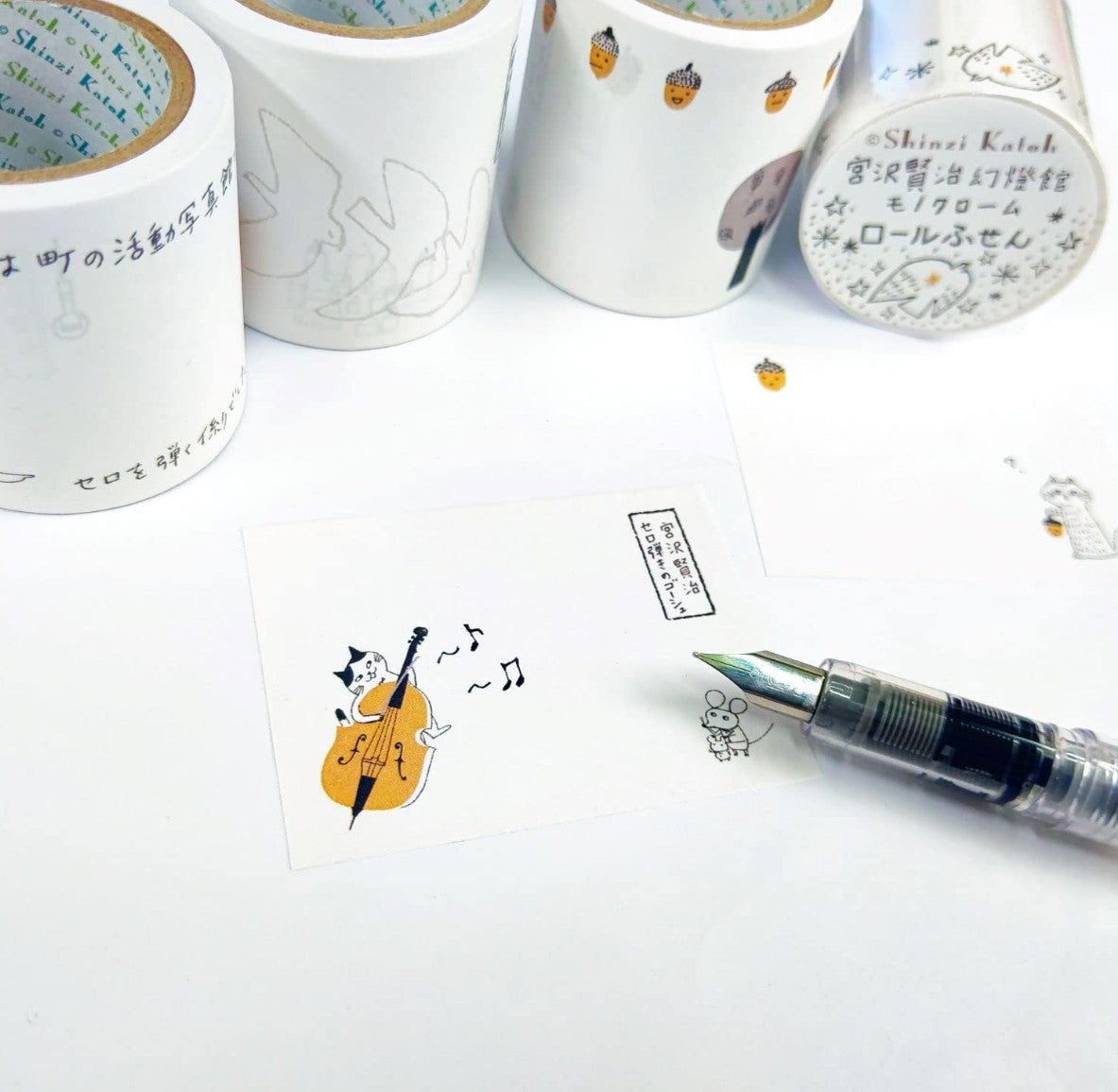 SEAL-DO - Shinzi Katoh - Sticky Notes Roll - Monochrome - The Nighthawk Star