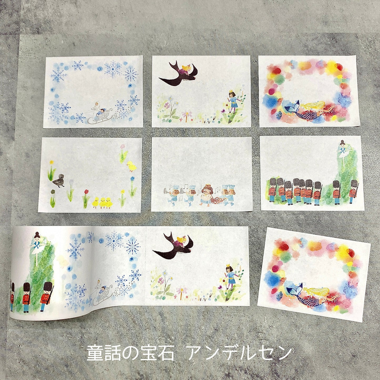 SEAL-DO Shinzi Katoh Sticky Notes Roll - Andersen's Fairy Tales