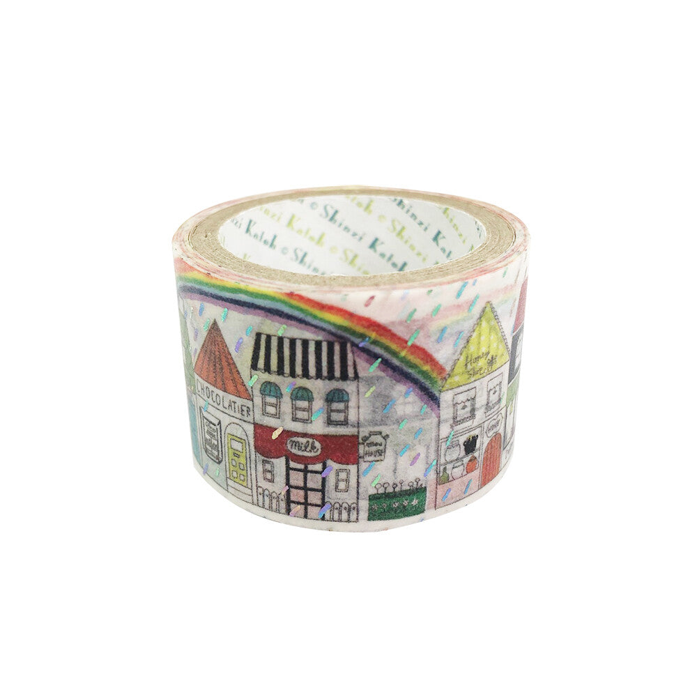 SEAL-DO Shinzi Katoh Washi Tape - Rainbow Foil - Strolling