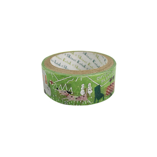 SEAL-DO Shinzi Katoh Washi Tape - Travel Series - Let's Go Camping