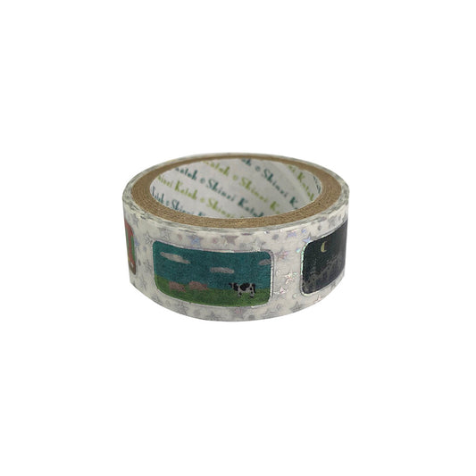 SEAL-DO Shinzi Katoh Washi Tape - Travel Series - Train Scenery