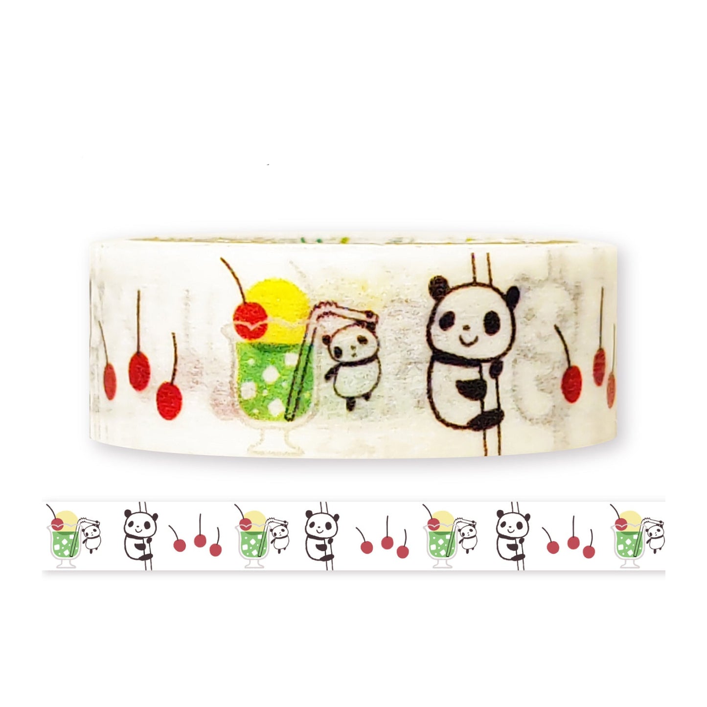 SEAL-DO Shinzi Katoh Washi Tape - Melon Soda and Panda