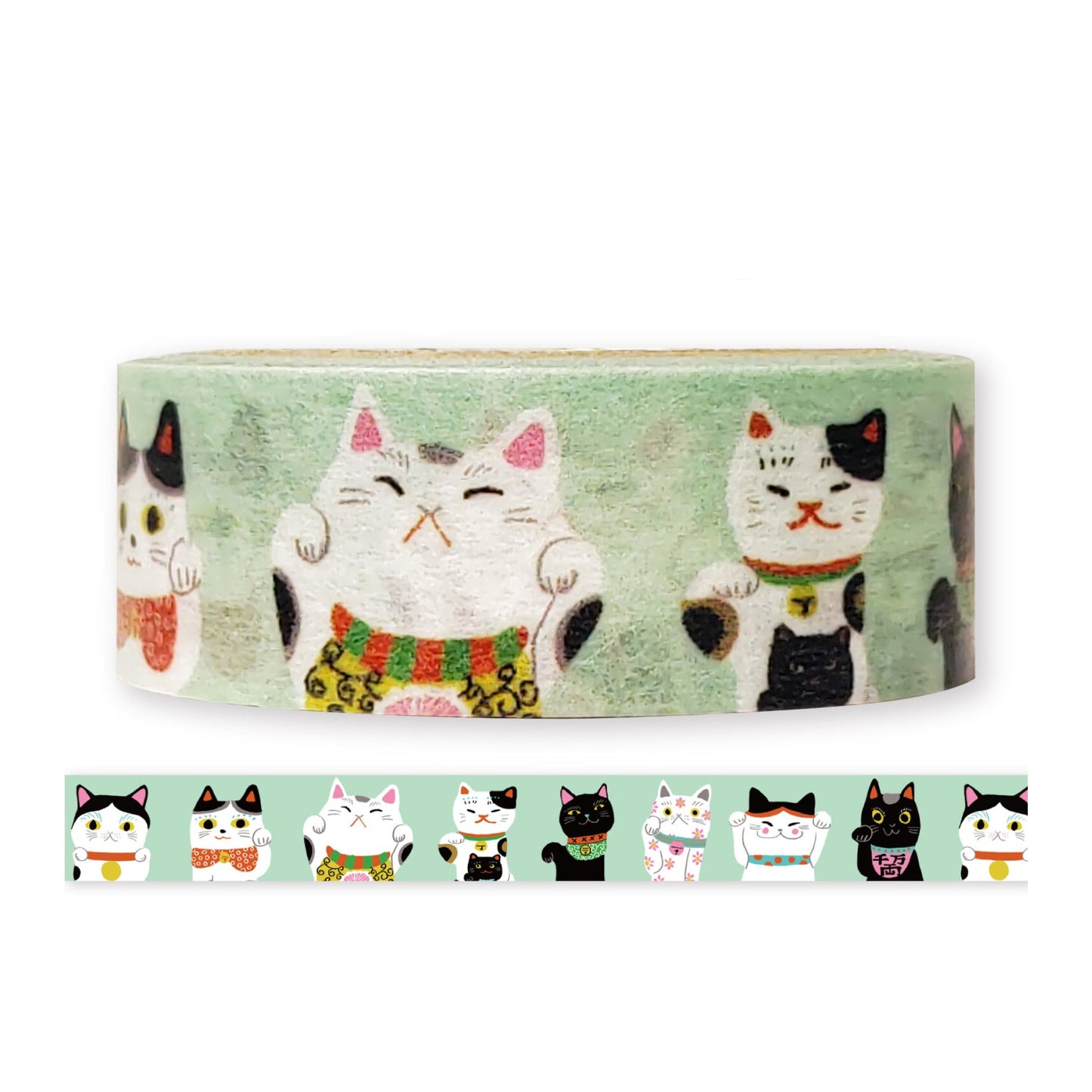 SEAL-DO Shinzi Katoh Washi Tape - Beckoning Cat