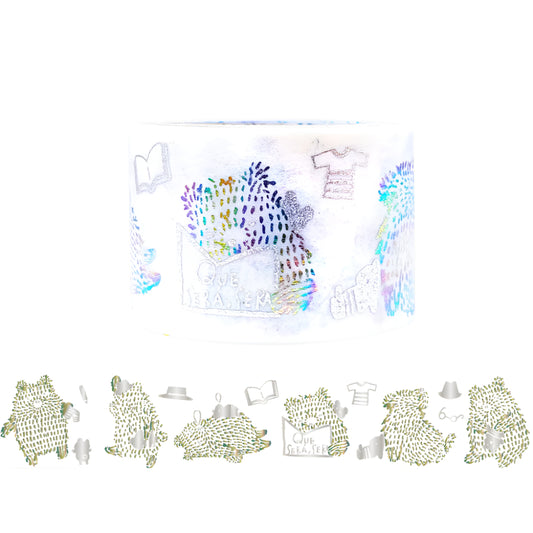 SEAL-DO Shinzi Katoh Washi Tape - Que Sera Sera (Bears)