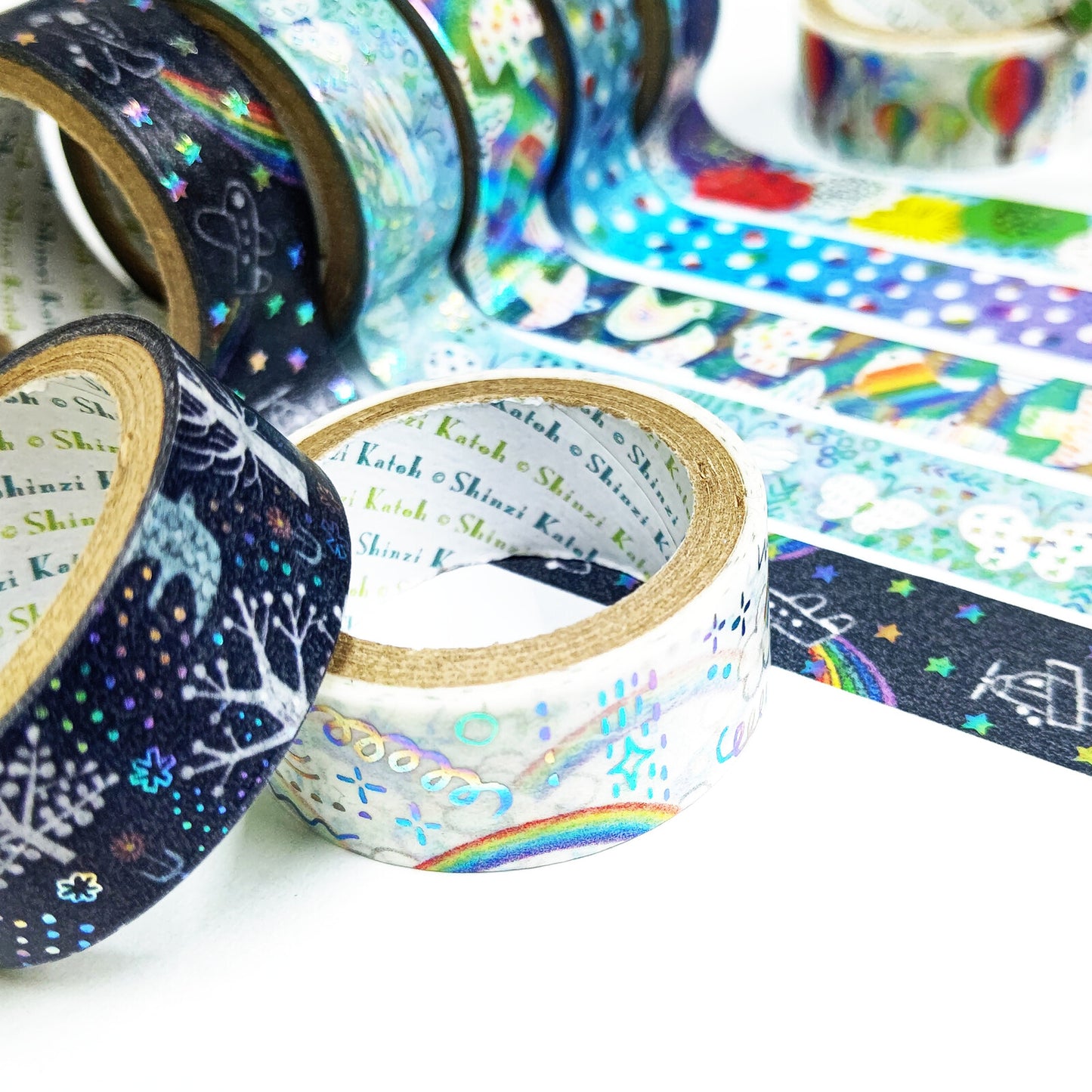 SEAL-DO Shinzi Katoh Washi Tape - Butterfly Rainbow