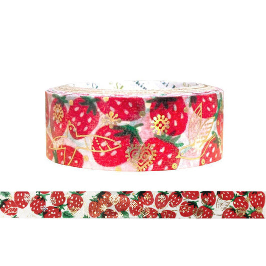 SEAL-DO Shinzi Katoh Washi Tape - Strawberry and Bird