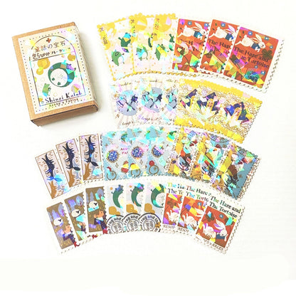 SEAL-DO Shinzi Katoh - Fairy Tales Flake Stickers - Aesop's Fables 2