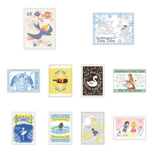 SEAL-DO Shinzi Katoh - Fairy Tales Flake Stickers - Andersen's Fairy Tales 1