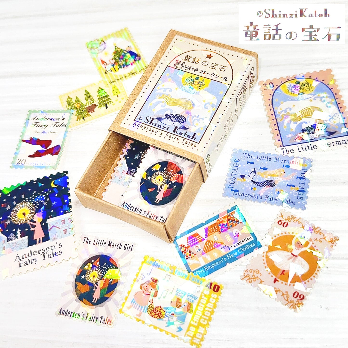 SEAL-DO Shinzi Katoh - Fairy Tales Flake Stickers - Andersen's Fairy Tales 2