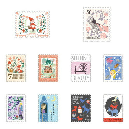 SEAL-DO Shinzi Katoh - Fairy Tales Flake Stickers - Grimm's Fairy Tales 2