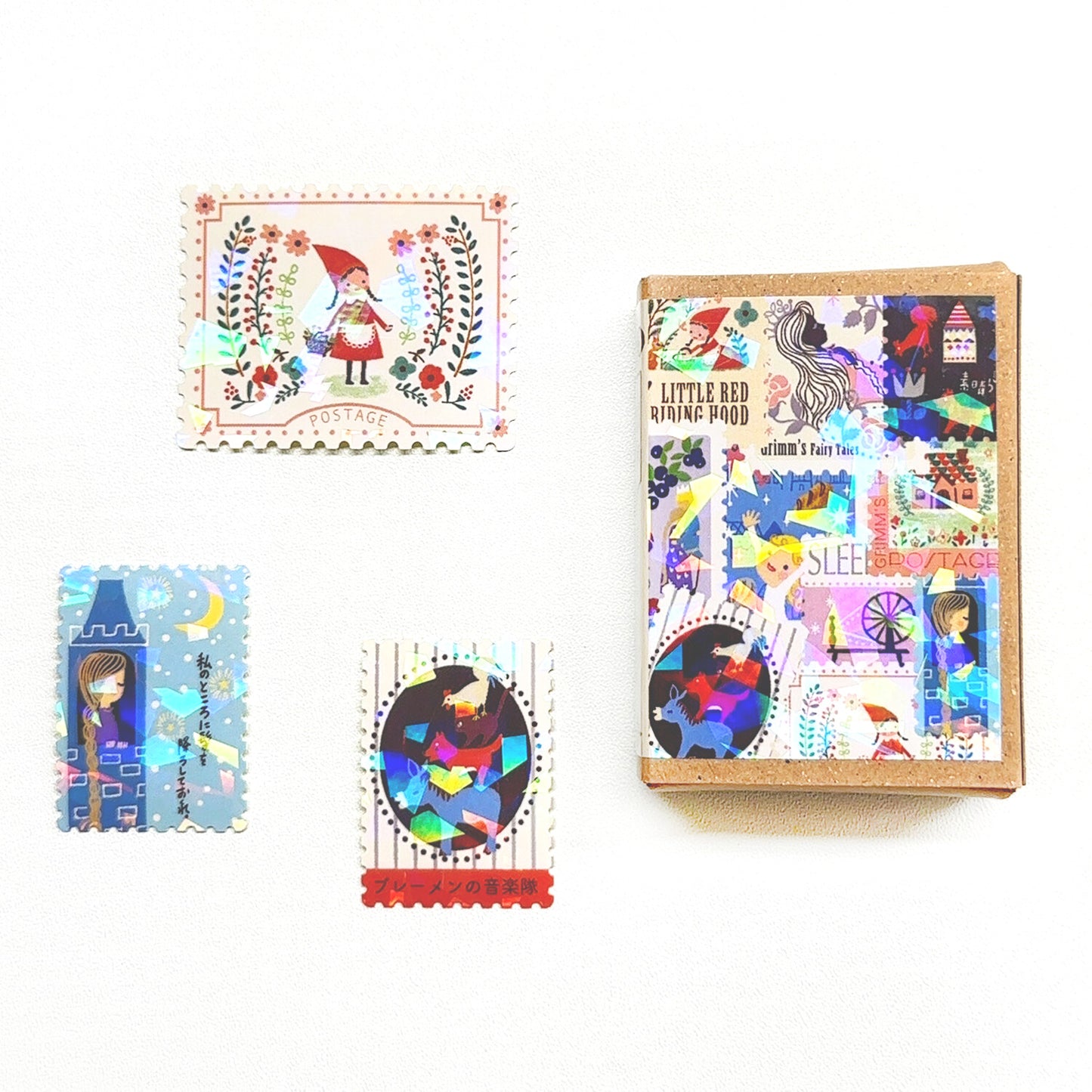 SEAL-DO Shinzi Katoh - Fairy Tales Flake Stickers - Grimm's Fairy Tales 2