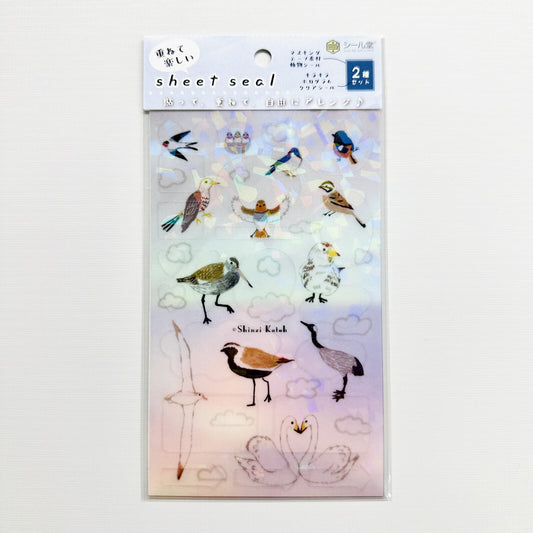 SEAL-DO Shinzi Katoh Holographic Stickers - Aurora Borealis and Magic Hour