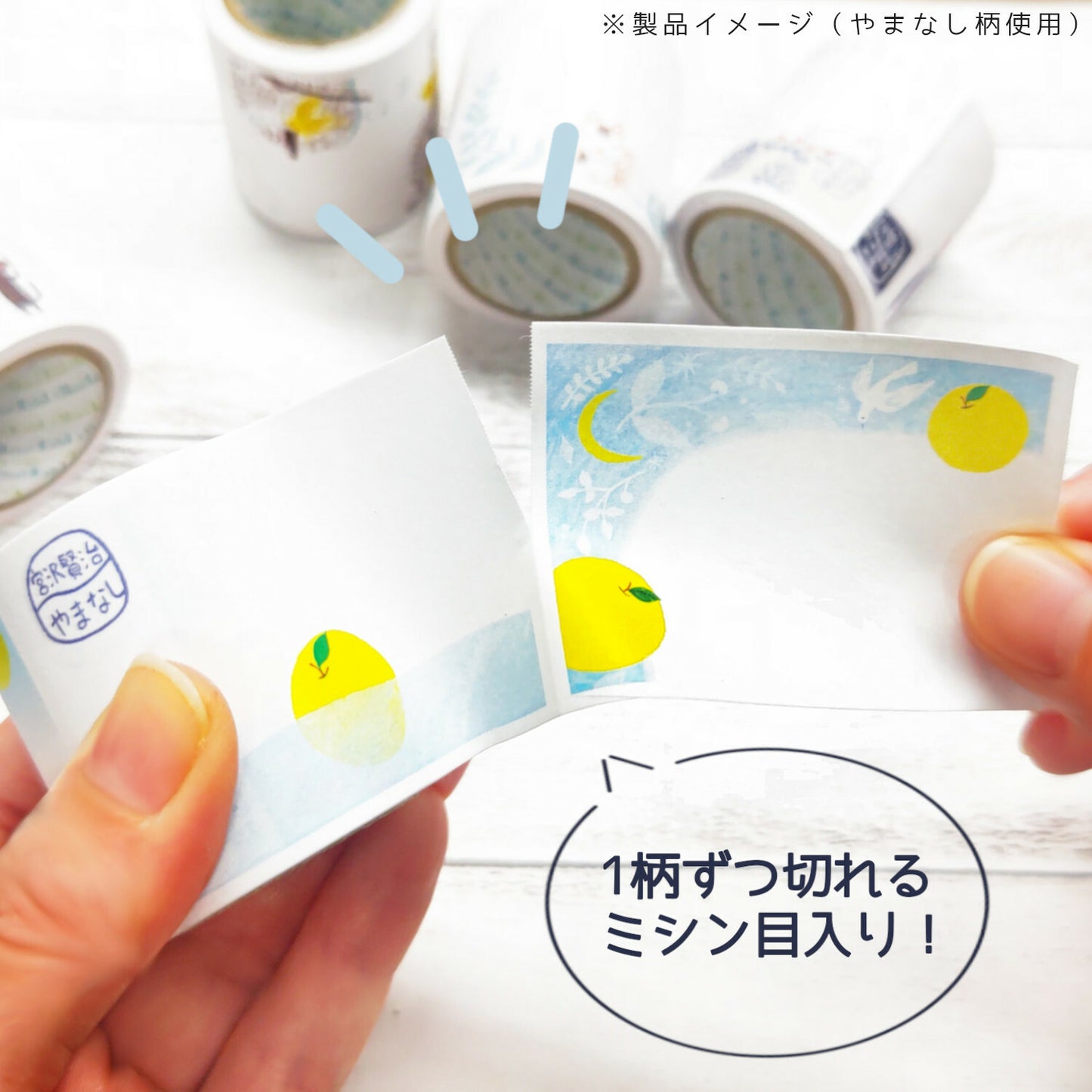 SEAL-DO Shinzi Katoh Sticky Notes Roll - Yamanashi (Mountain Pear)