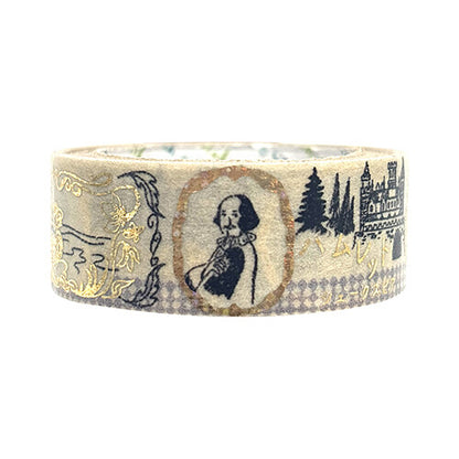 SEAL-DO Shinzi Katoh Washi Tape - Walking Through Literature Series Vol. 4 - Shakespeare's Hamlet