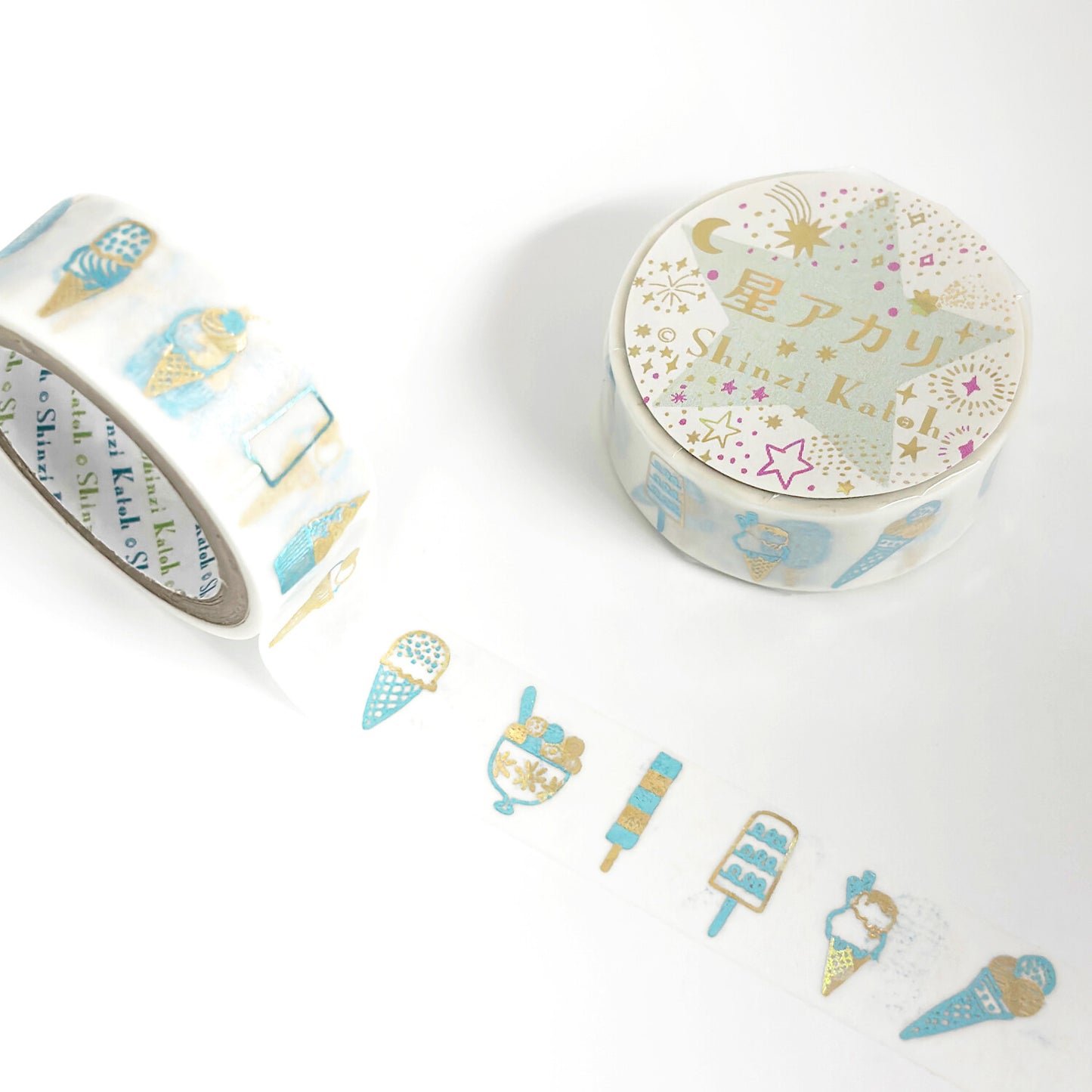 SEAL-DO Shinzi Katoh Washi Tape - Starlight Series - Ice Cream