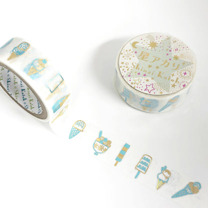 SEAL-DO Shinzi Katoh Washi Tape - Starlight Series - Ice Cream