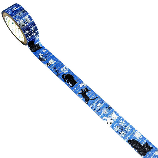 SEAL-DO Shinzi Katoh Washi Tape - Black Cat
