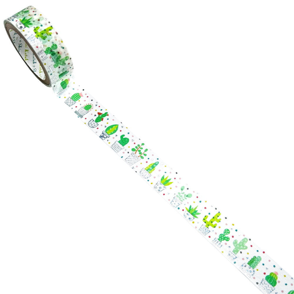 SEAL-DO Shinzi Katoh Washi Tape - Cactus Garden